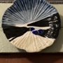 “long winding road” (<a href='/inquire.php?gallery=ceramic&file=IMG_2654.JPG&caption=long winding road'>Inquire about this piece</a>)<br />info: hand built wall plate 14''<br />price: $250