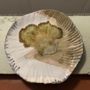 “polihale” (<a href='/inquire.php?gallery=ceramic&file=IMG_2659.JPG&caption=polihale'>Inquire about this piece</a>)<br />info: hand built wall plate 14''<br />price: $175