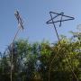“shooting stars”<br />info: stone and forged steel  7'<br />price: $150