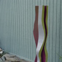“collaboration”<br />info: painted wood  60''