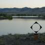 “lake view” (<a href='/inquire.php?gallery=sculpture&file=1_steel_water.jpg&caption=lake view'>Inquire about this piece</a>)<br />price: $3000