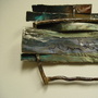 “River” (<a href='/inquire.php?gallery=steel&file=river_16x16.jpg&caption=River'>Inquire about this piece</a>)<br />info: 16x16 painted forged steel<br />price: gifted